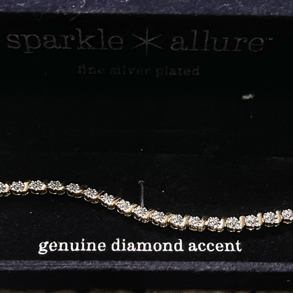 Sparkle Allure two-tone gold and silver bracelet
